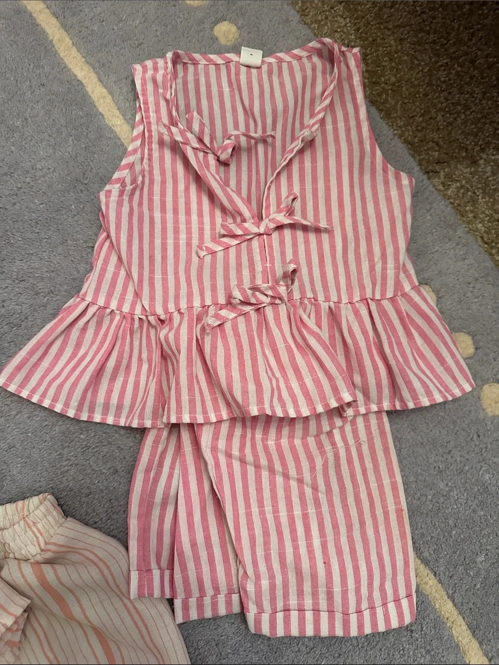 Mixed Girls' Summer Tops - Pink, Peach, Pastel Plaid, Green Plaid